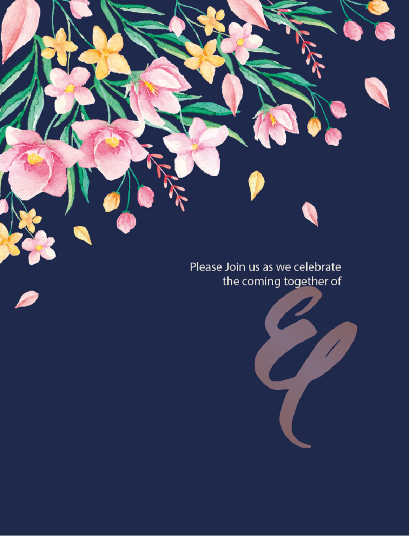 create wedding templ718 e-invite for free